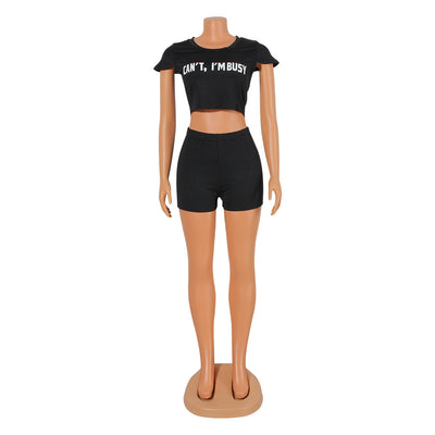 Conjunto Corto Athleisure Estampado para Mujer - Image 7