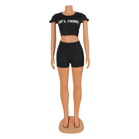 Conjunto Corto Athleisure Estampado para Mujer - Image 7