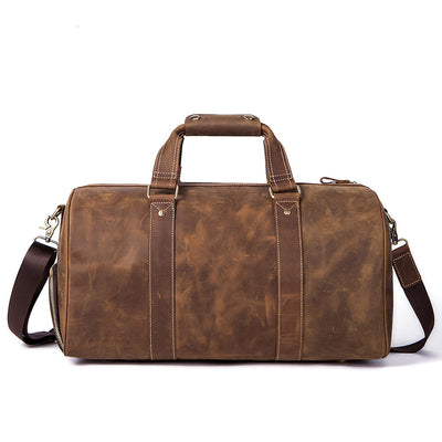 Bolsa de Viaje Vintage en Cuero Crazy Horse para Hombre - Image 13