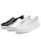 Zapatos Blancos de Cuero para Mujer con Suela Gruesa - Cómodos y Casuales