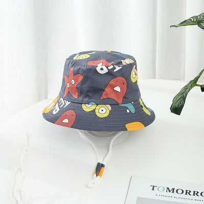 Gorro de Sol para Niño y Niña con Ala Ancha y Estampado de Dinosaurios - Image 5