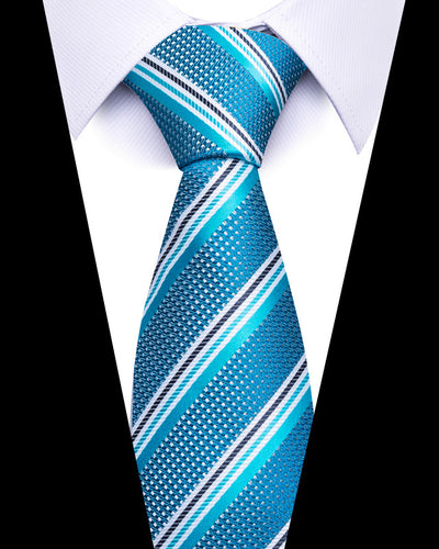 Corbata Ejecutiva a Rayas 8cm - Elegancia Profesional - Image 29