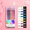 Bolígrafo De 8 Colores Brillantes
