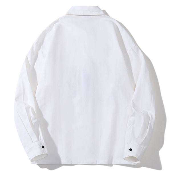 Camiseta Estampada de Letras Manga Larga para Hombre - Estilo Urbano