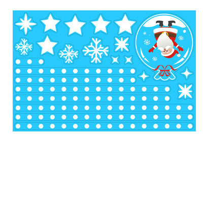 Pegatinas Navideñas para Ventanas - Copos de Nieve Estáticos Reutilizables - Image 14