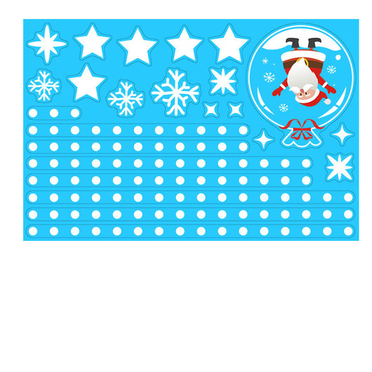 Pegatinas Navideñas para Ventanas - Copos de Nieve Estáticos Reutilizables - Image 14