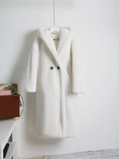 Abrigo de Cashmere Teddy para Mujer - Image 11