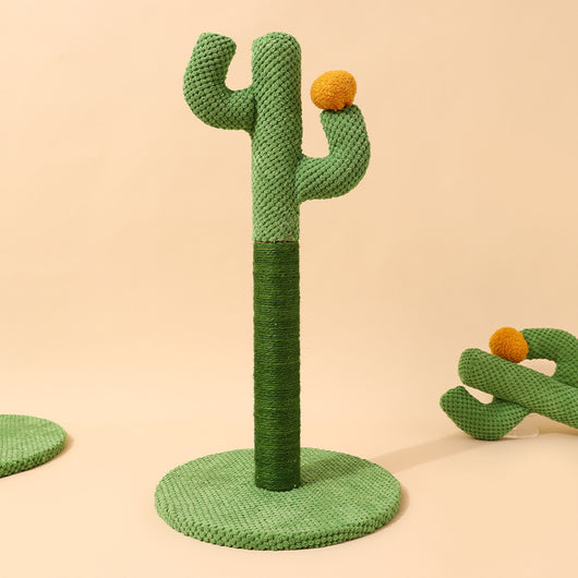 Rascador de Cactus para Gatos con Poste Sisal y Plataforma Escaladora - Image 7