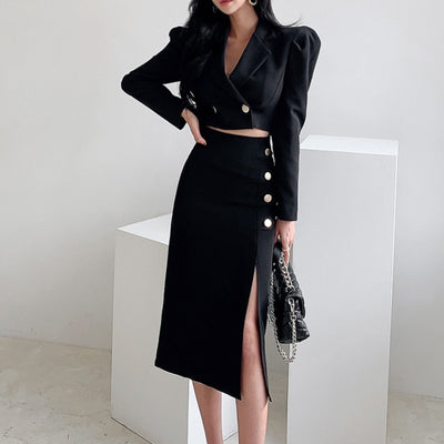 Conjunto Elegante Falda Midi Dos Piezas para Mujer - Image 2