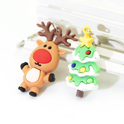 Llavero Navideño con Diseño Festivo - Papá Noel, Reno y Árbol - Image 12