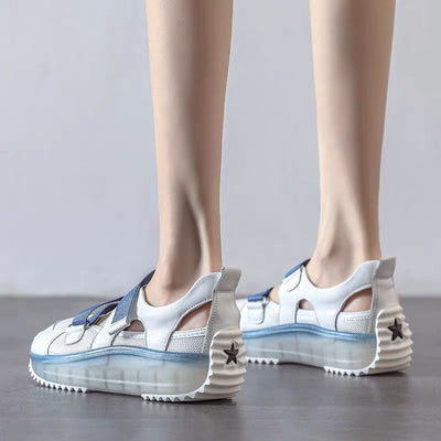 Sandalias Deportivas Blancas Transpirables para Mujer con Diseño Abierto - Image 8