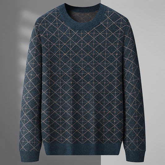 Suéter Cuello Redondo XL Hombre Oversize