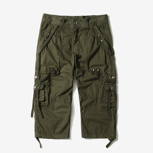 Pantalones Cortos Cargo con Múltiples Bolsillos para Playa - Image 3
