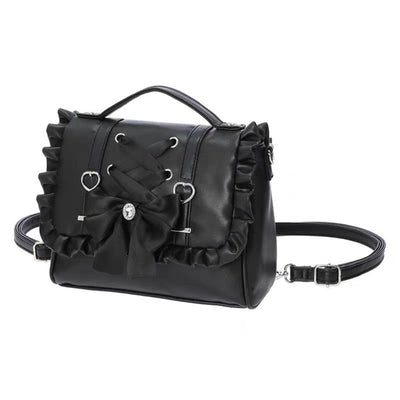 Bolsa Lolita con Moño Love - Mochila Convertible de Mano, Hombro y Bandolera - Image 14
