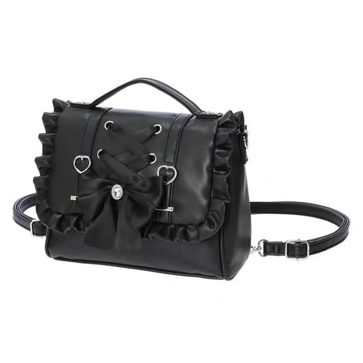 Bolsa Lolita con Moño Love - Mochila Convertible de Mano, Hombro y Bandolera - Image 14
