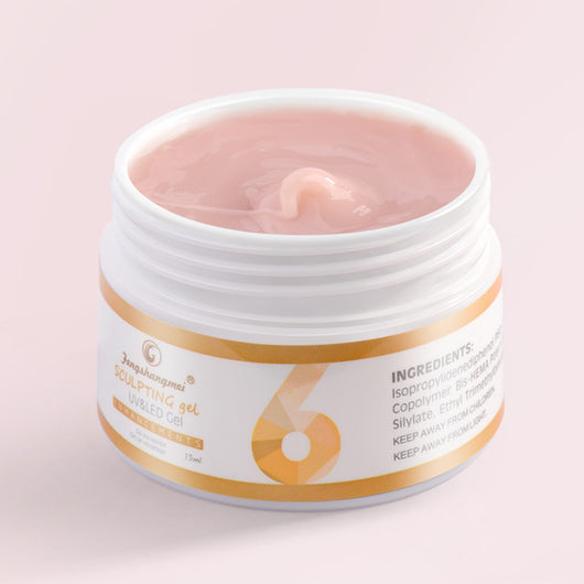 Gel Constructor Transparente Fengshanei 15g para Extensiones de Uñas - Image 6