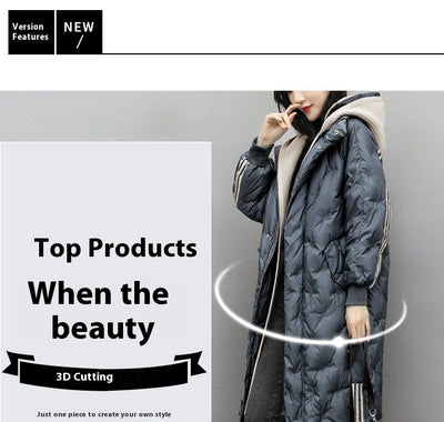 Abrigo Suelto Acolchado Estilo Coreano para Mujer - Image 11