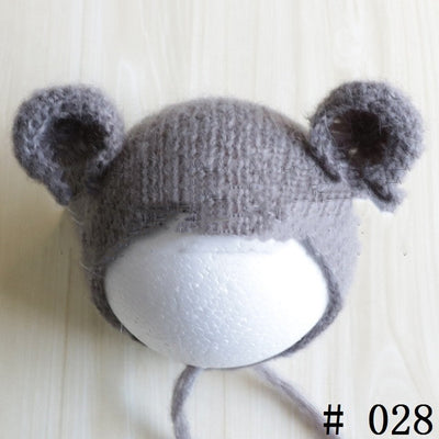 Gorro Suave de Mohair para Fotografía de Bebés - Tejido Artesanal - Image 43