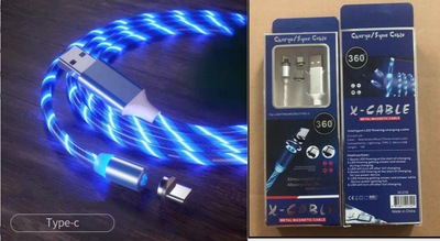 Cable de Carga Magnético Rápido con LED - USB Tipo-C, Micro USB y Lightning - Image 16