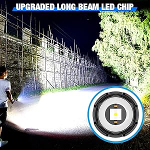 Linterna LED Recargable de Alta Potencia para Patrullaje y Emergencias - Image 24