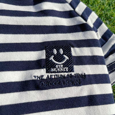Playera Modal a Rayas para Padres e Hijos con Mascotas - Image 3