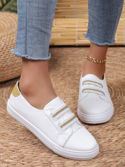 Zapatos Blancos Casuales Slip-On Cómodos y Versátiles - Image 23