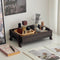 Bandeja de Almacenamiento en Madera Maciza Rectangular