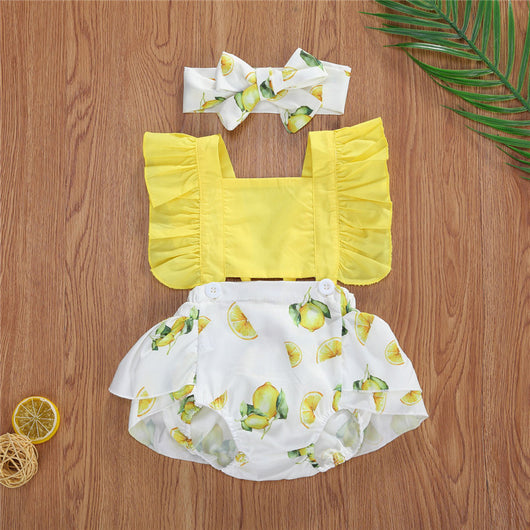 Vestido Infantil Estampado Limón - Diseño Fresco para el Verano - Image 4