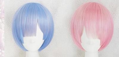 Peluca Rem - Cosplay de Anime Premium - Image 10