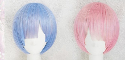 Peluca Rem - Cosplay de Anime Premium - Image 10