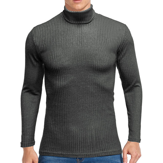 Suéter Cuello Alto Térmico de Manga Larga para Hombre - Image 4