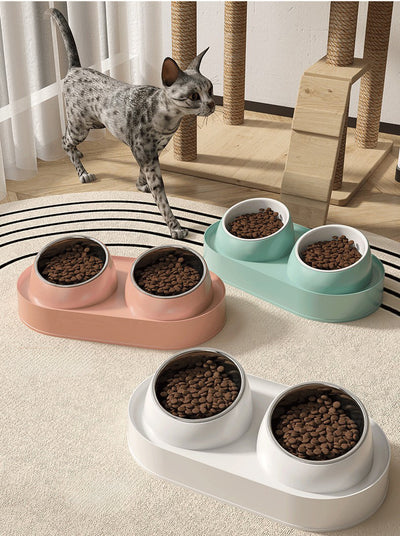 Comedero Doble Elevado para Mascotas con Protección Cervical y Base Antideslizante - Image 18