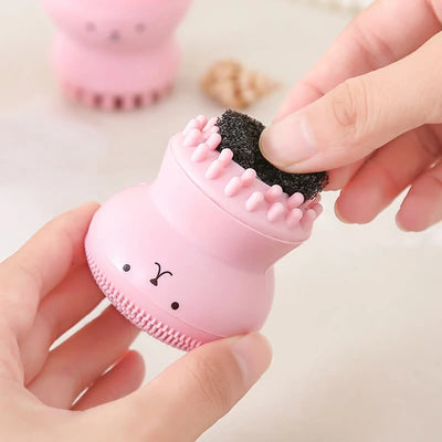 Cepillo Facial de Silicona con Masaje - Limpieza Profunda y Espuma Suave - Image 14