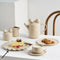 Beige 23 Cm Wave Dessert Plate