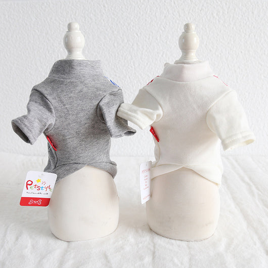 Suéter para Perro con Tirantes Estampados - Diseño Rayado - Image 3
