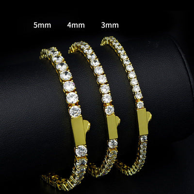 Pulsera Hip Hop con Rhinestones Brillantes - Joyería de Moda Urbana - Image 7