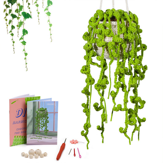 Gancho de Ganchillo Decorativo con Colgante de Plantas - Image 17