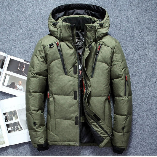 Chaqueta Cortavientos Impermeable para Hombre - Abrigo Deportivo de Invierno - Image 4