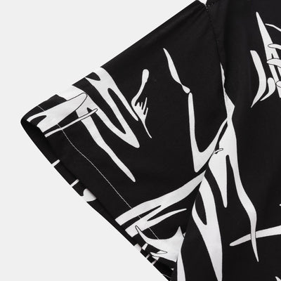 Camisas Casuales de Manga Corta con Rayas para Hombre - Image 14