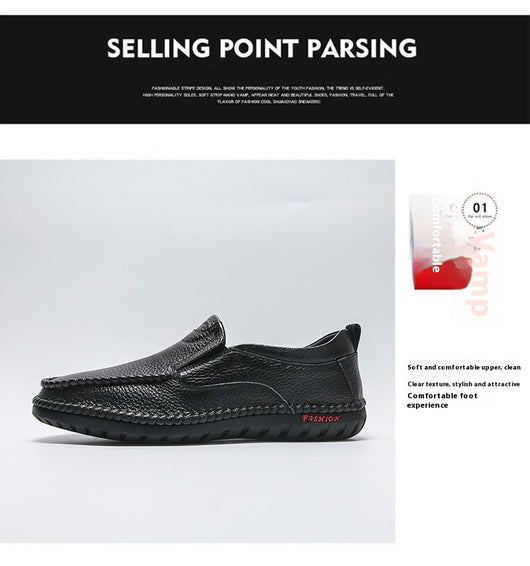 Zapatos Casuales de Cuero para Hombre sin Cordones - Image 10