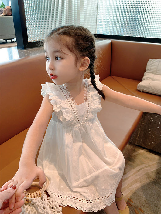 Falda Princesa Blanca con Encaje para Bebé Niña - Diseño Elegante Verano - Image 10