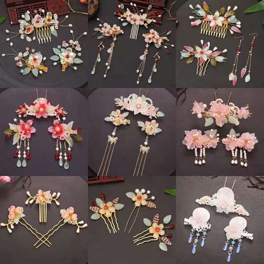 Tocado y Accesorios para Cabello Estilo Antiguo Han - Image 14