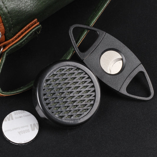 Estuche Portátil de Cuero PU para Puros - Organizador de 8 Espacios