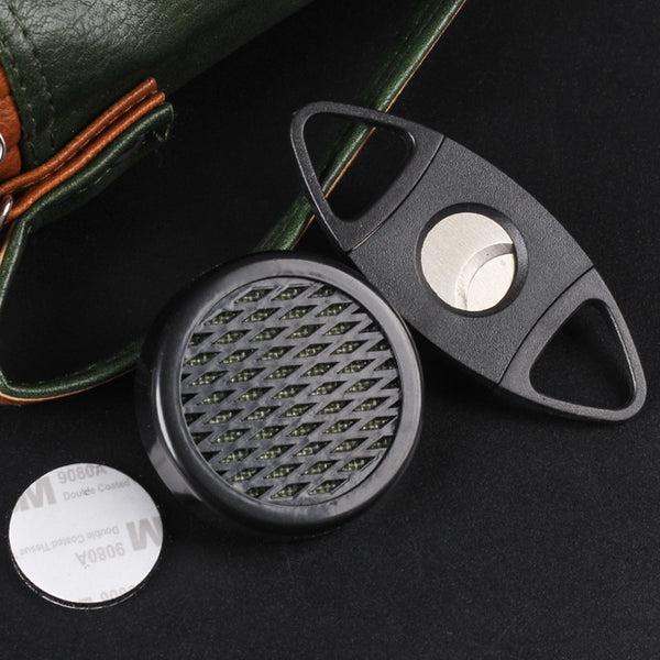 Estuche Portátil de Cuero PU para Puros - Organizador de 8 Espacios