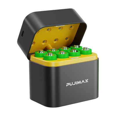 Cargador Inteligente de 8 Baterías AA con Puerto USB-C y Batería de Litio 3400mAh - Image 6