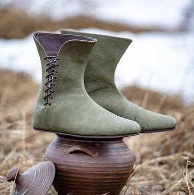 Botas Martin con Cordones Planas para Hombre - Calzado Resistente y Versátil