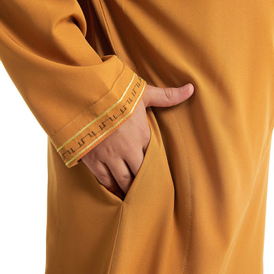 Camisa Larga de Cuello Mao con Botones - Estilo Oriente Medio - Image 27