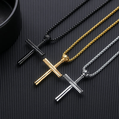 Dije de Béisbol en Acero Titanio - Joyería Deportiva Elegante para Hombres - Image 8