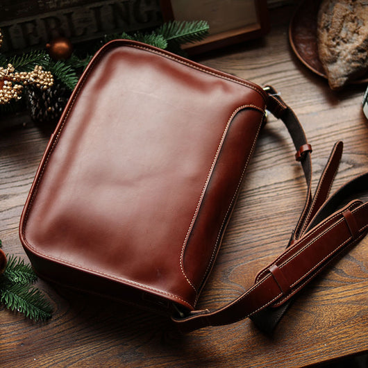 Bolsa Bandolera de Cuero Artesanal para Hombre - Image 7