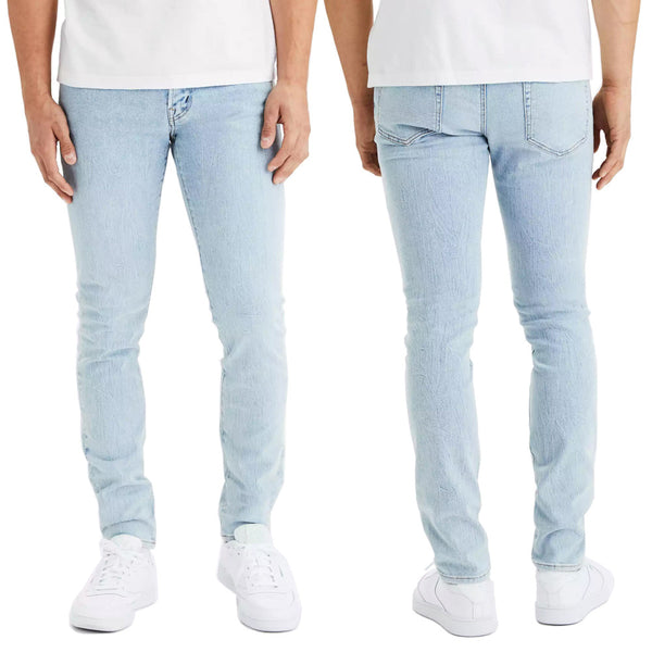 Jeans Slim Fit Elásticos para Hombre con Lavado Moderno